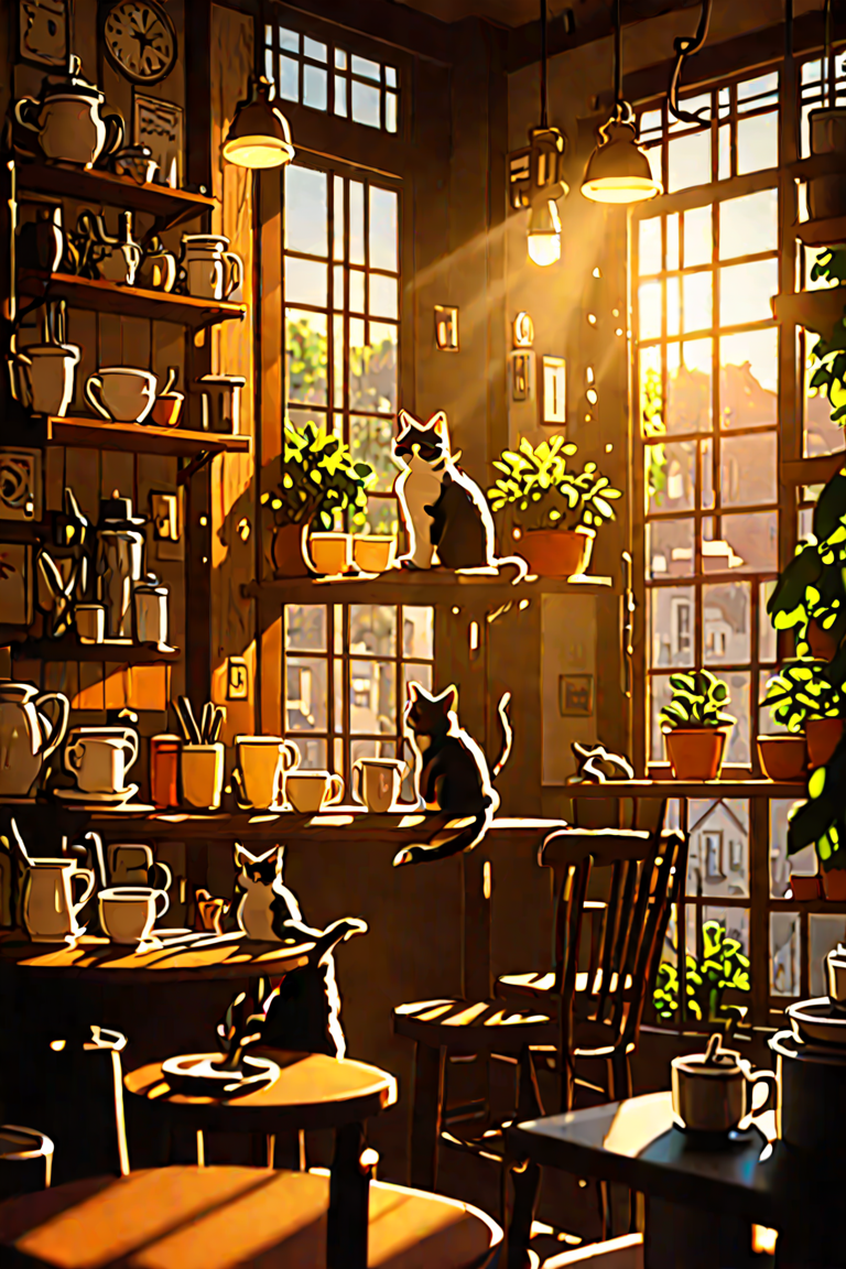 动漫 — 猫咖
